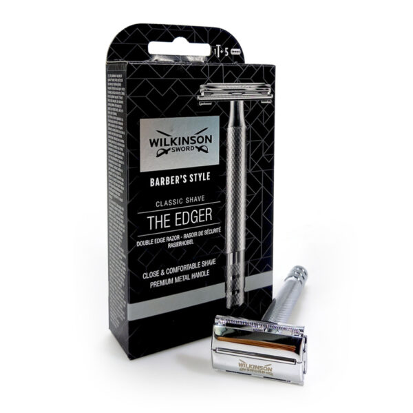 Wilkinson Wilkinson Barber's Style Classic Shave The Edger Safety Scheermes + 5 Mesjes